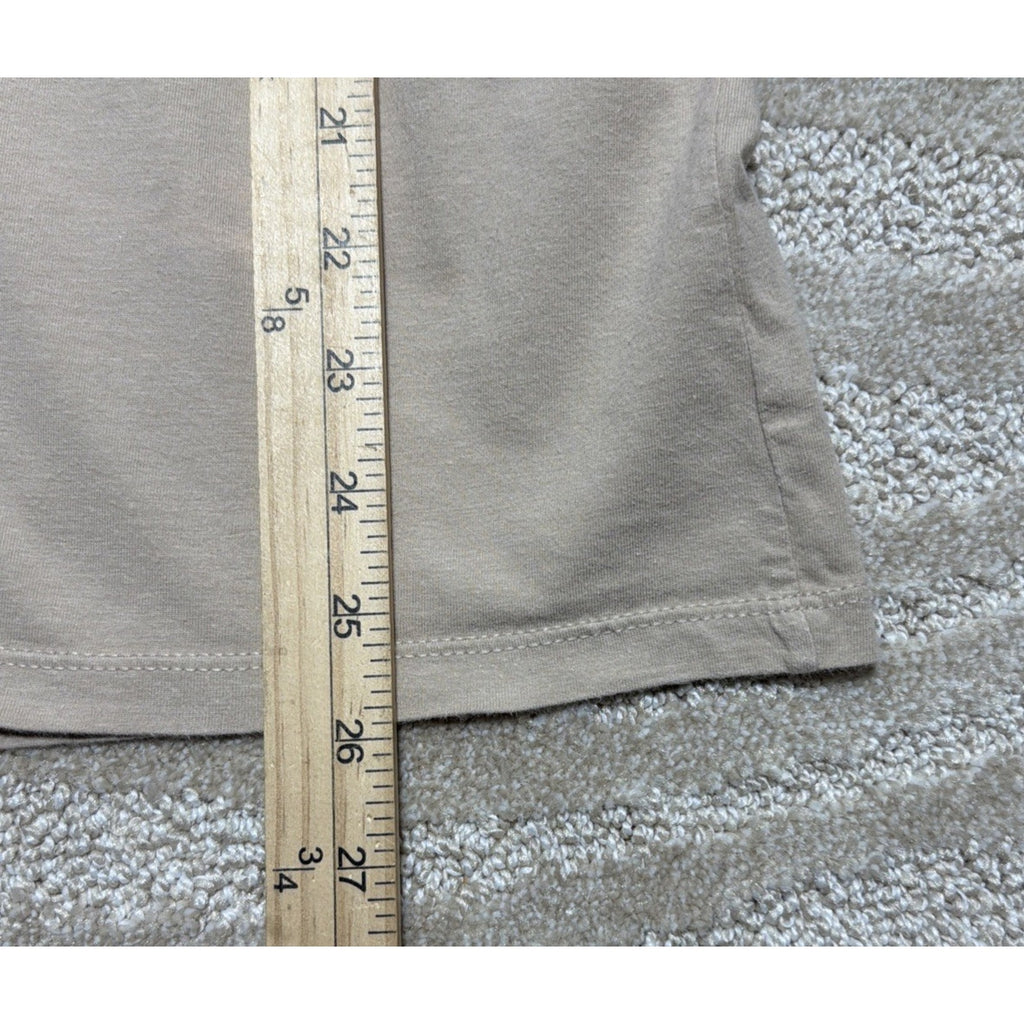 Patagonia Men's Line Logo Ridge Stripe Organic Pocket T-Shirt (Oar Tan) L