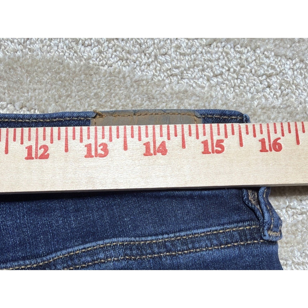 American Eagle Super Stretch Super High Rise Flare Denim Jeans Women Sz 12 31x31