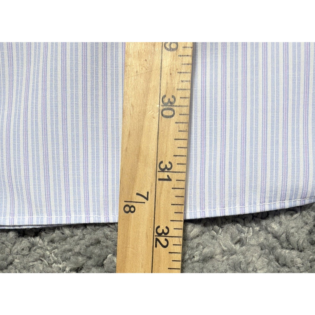 SATCHI Bruno Satchi Men's Striped Short Sleeve Dress Shirt Size 3XL New