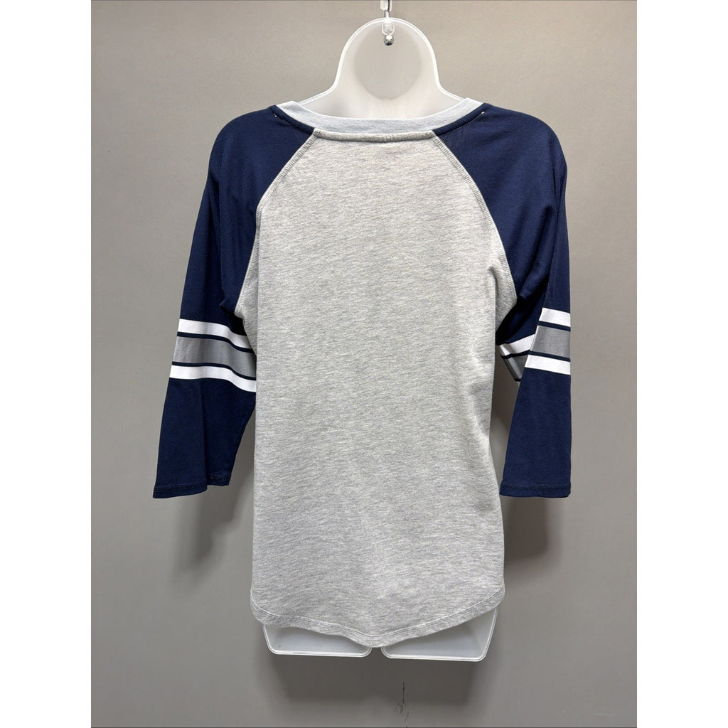 DALLAS COWBOYS NFL COWBOYS WOMEN'S GRAY RAGLAN SLEEVE SIZE LARGE