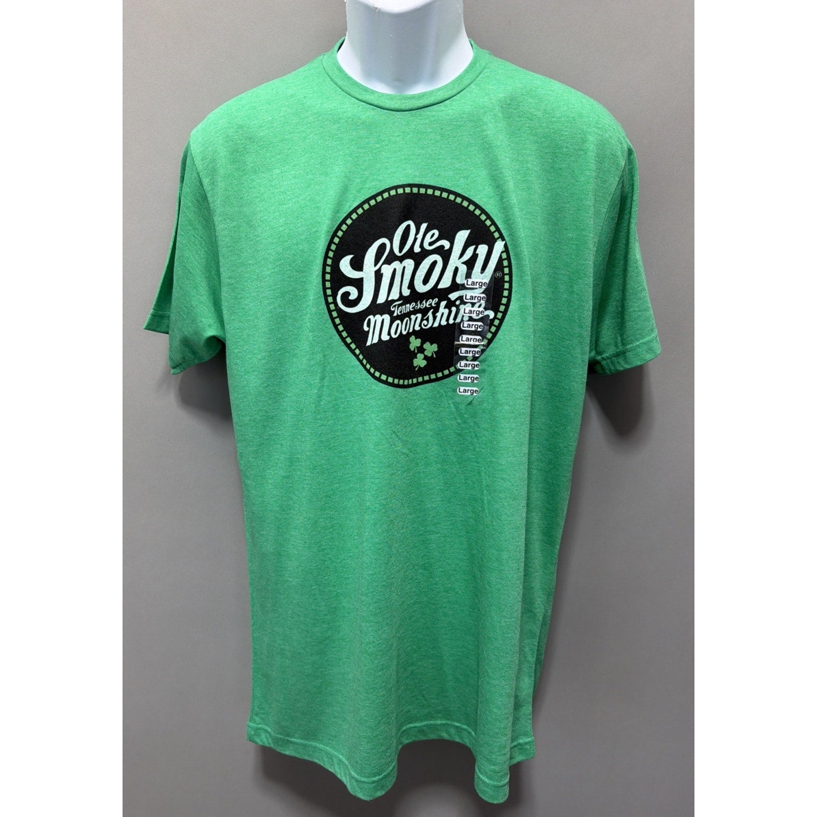 Ole Smokey Tennessee Moonshine Short Sleeve Dri Blend T Shirt Size Large New