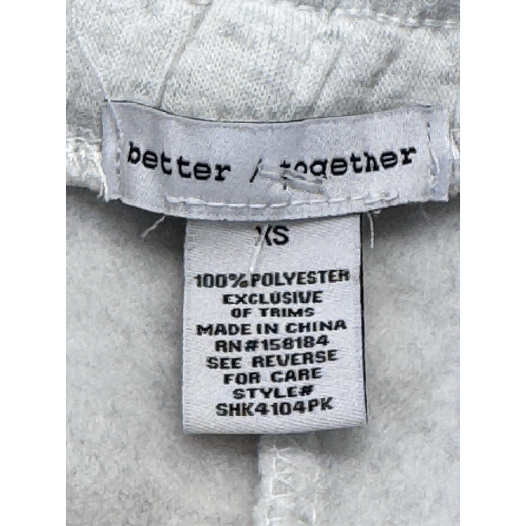 Better Together Gray Heather Drawstring Shorts With Pockets Junior Women’s XS