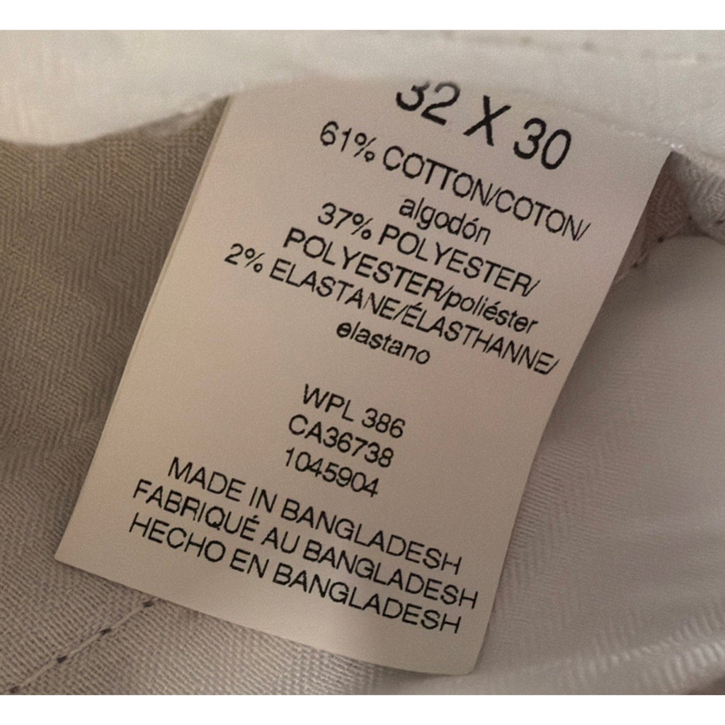 NWT Haggar Mens Premium No Iron Classic Fit Pleated Dress Pants Khaki 32x30 New