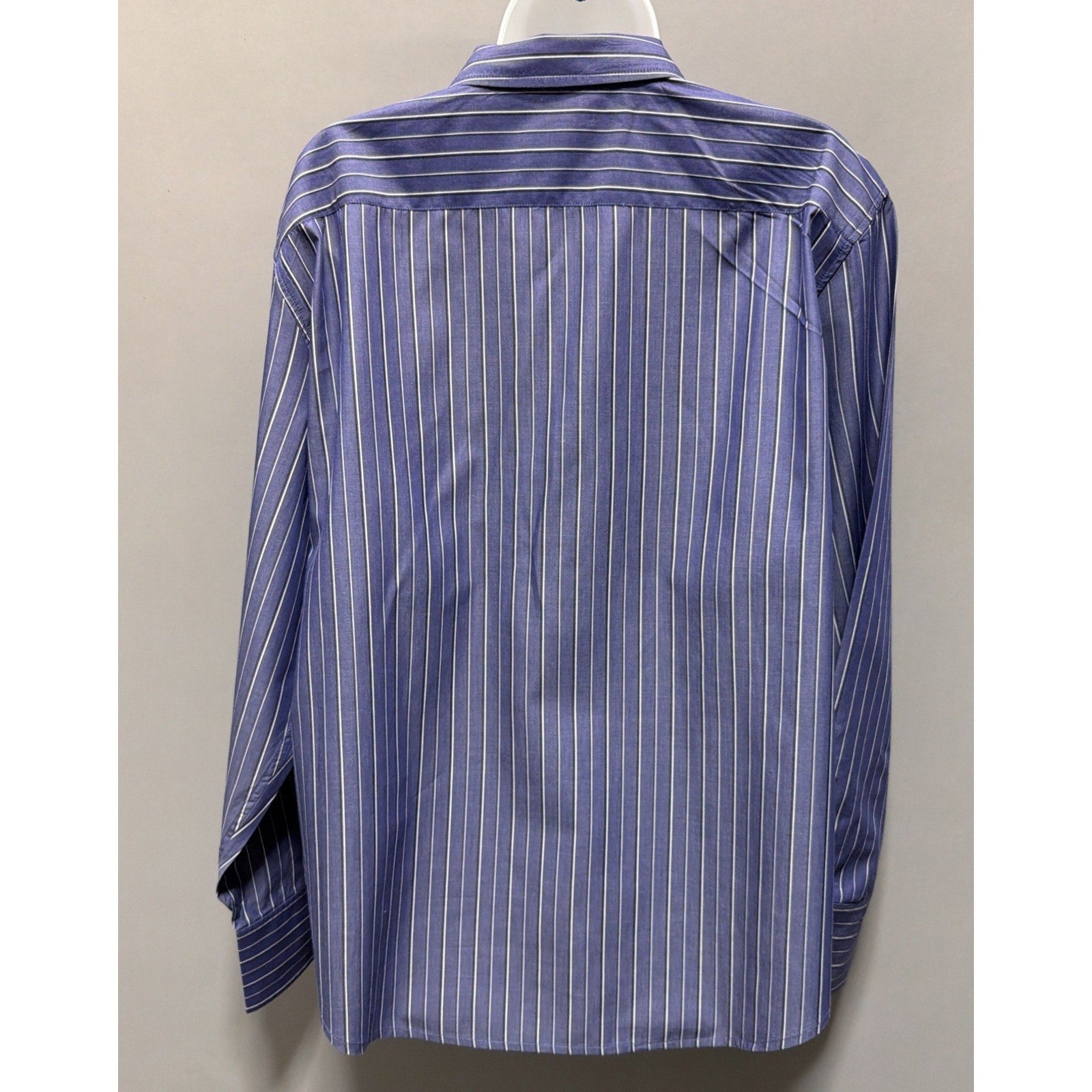 J Crew Shirt Womens 16 Blue Poplin Button Up Garçon Classic Fit Long Sleeve