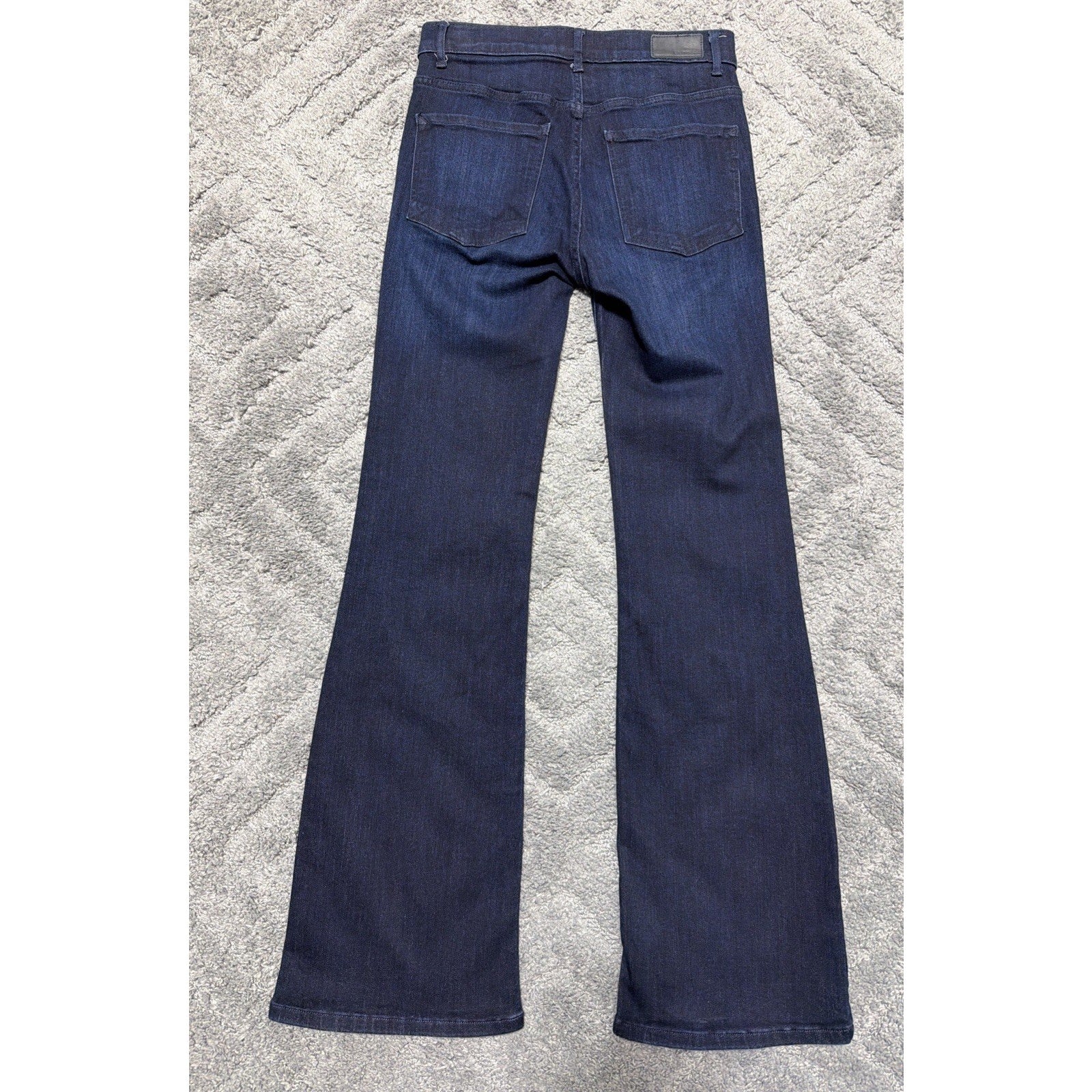 Calvin Klein Women High Rise Slim Flare Denim Jeans Size 6 Reg 29x33