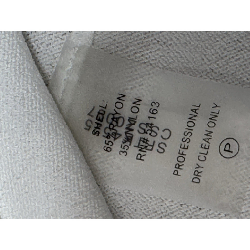Calvin Klein White Rayon Shell Scoop Neck Sleeveless Pullover Women’s Size L
