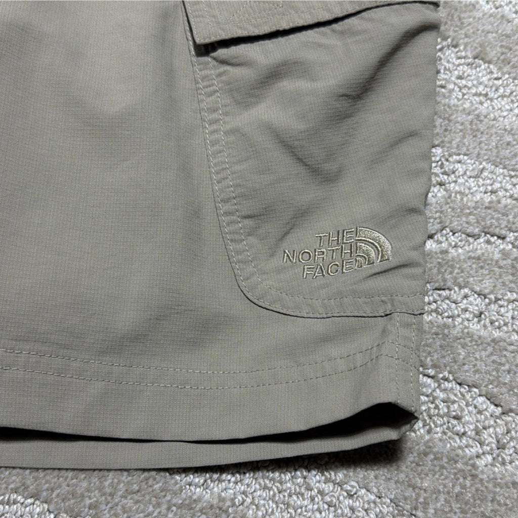 THE NORTH FACE Men's Horizon Nylon Cargo Utility Hiking Shorts Beige Size 36