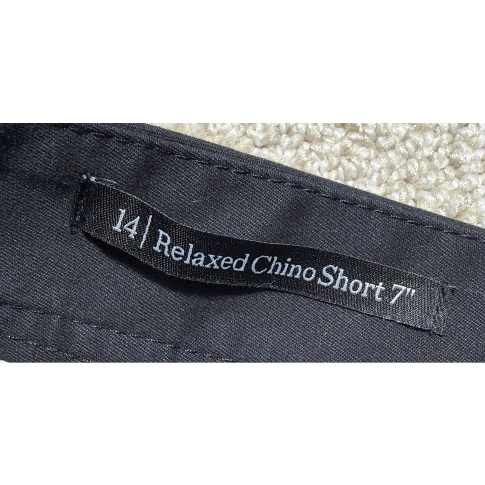 Talbots Women’s Size 14 Relax Super Soft Chino Shorts 7” Inseam Black NWT
