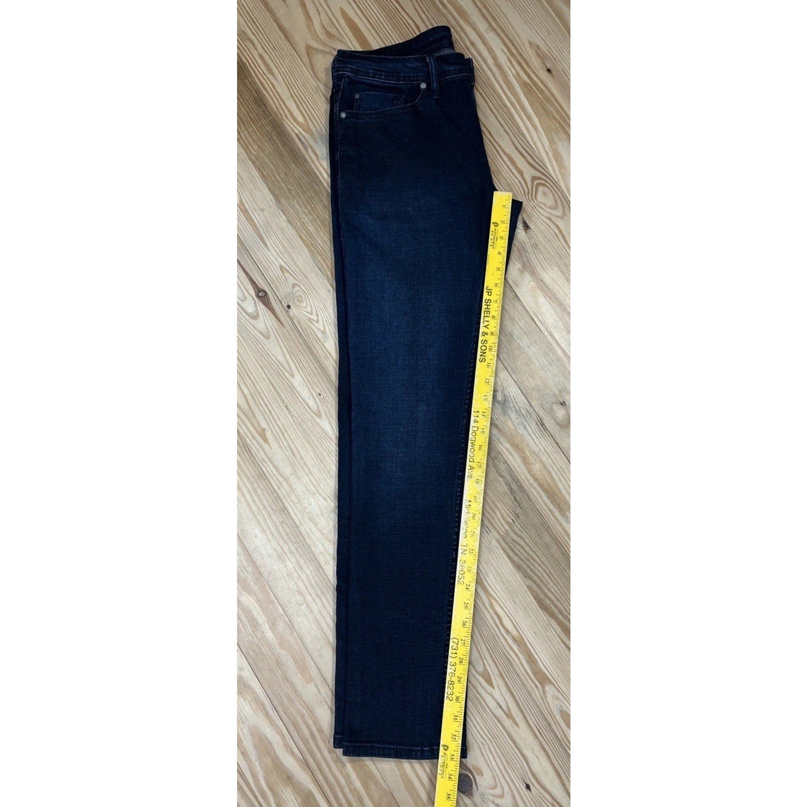 Buffalo David Bitton Jackson X Straight Stretch Blue Denim Jeans Mens Size 32x34