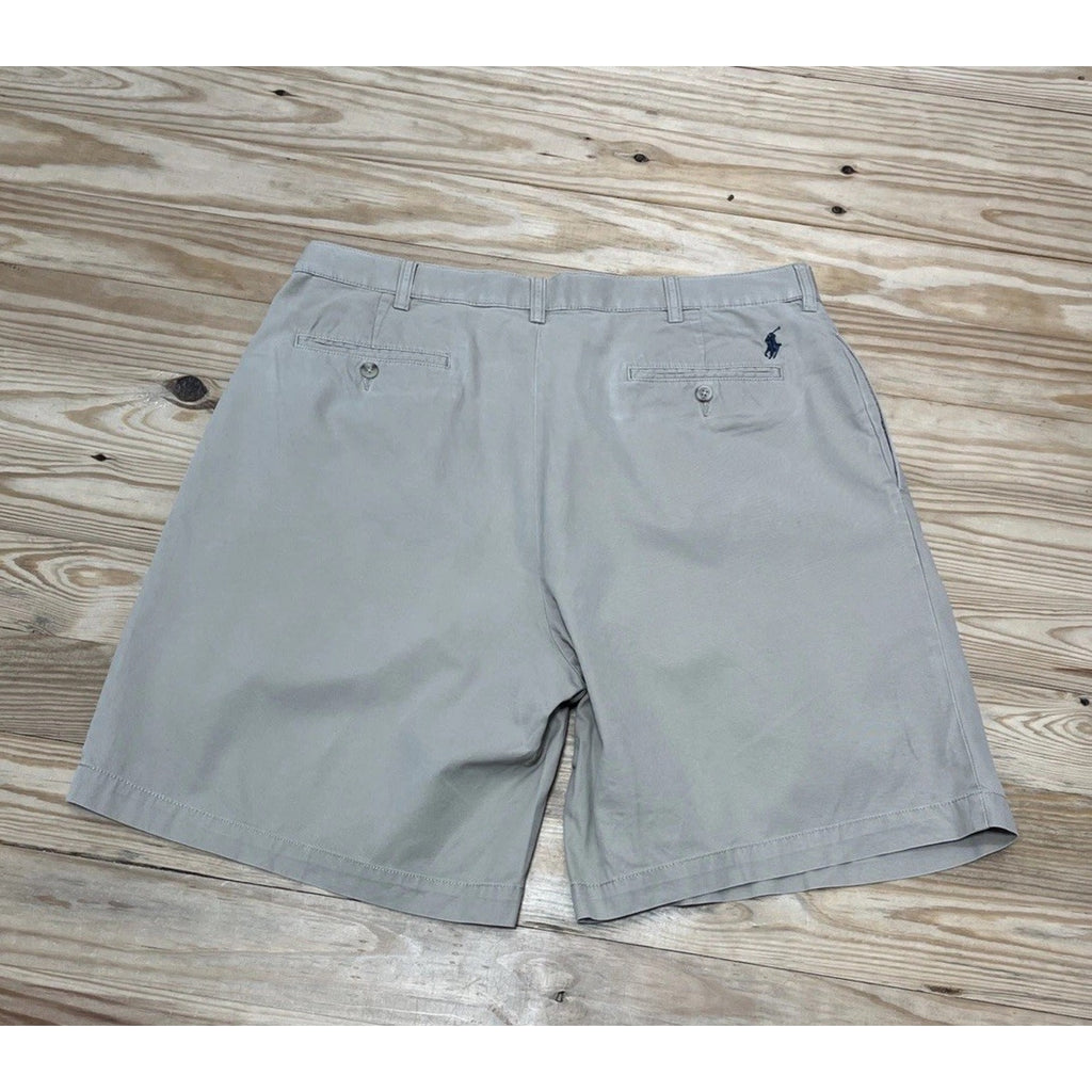 Ralph Lauren Polo Chino Classic Fit Biege Mens Shorts 36x 9