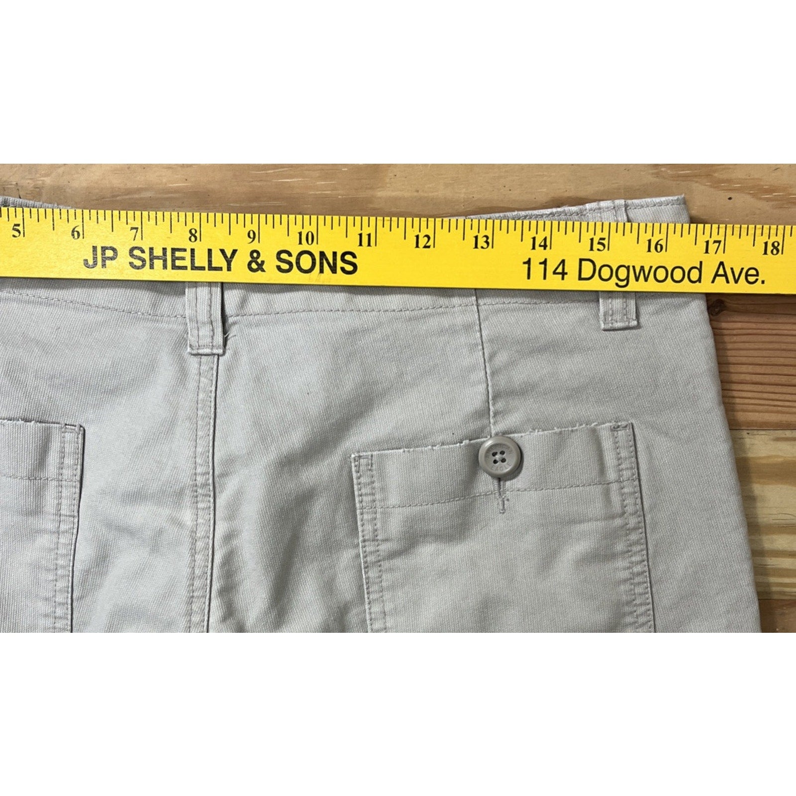 American Eagle Pants Beige Skater Bootcut Stretch Wide Leg Women's 33x32