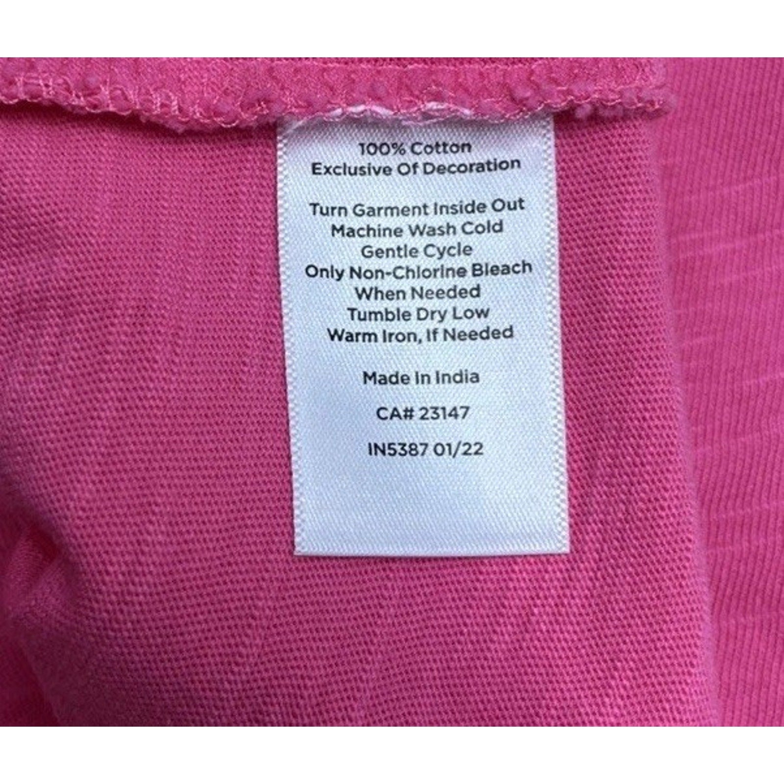 Talbots Women Short Sleeve Henley Blouse Pink Size XL