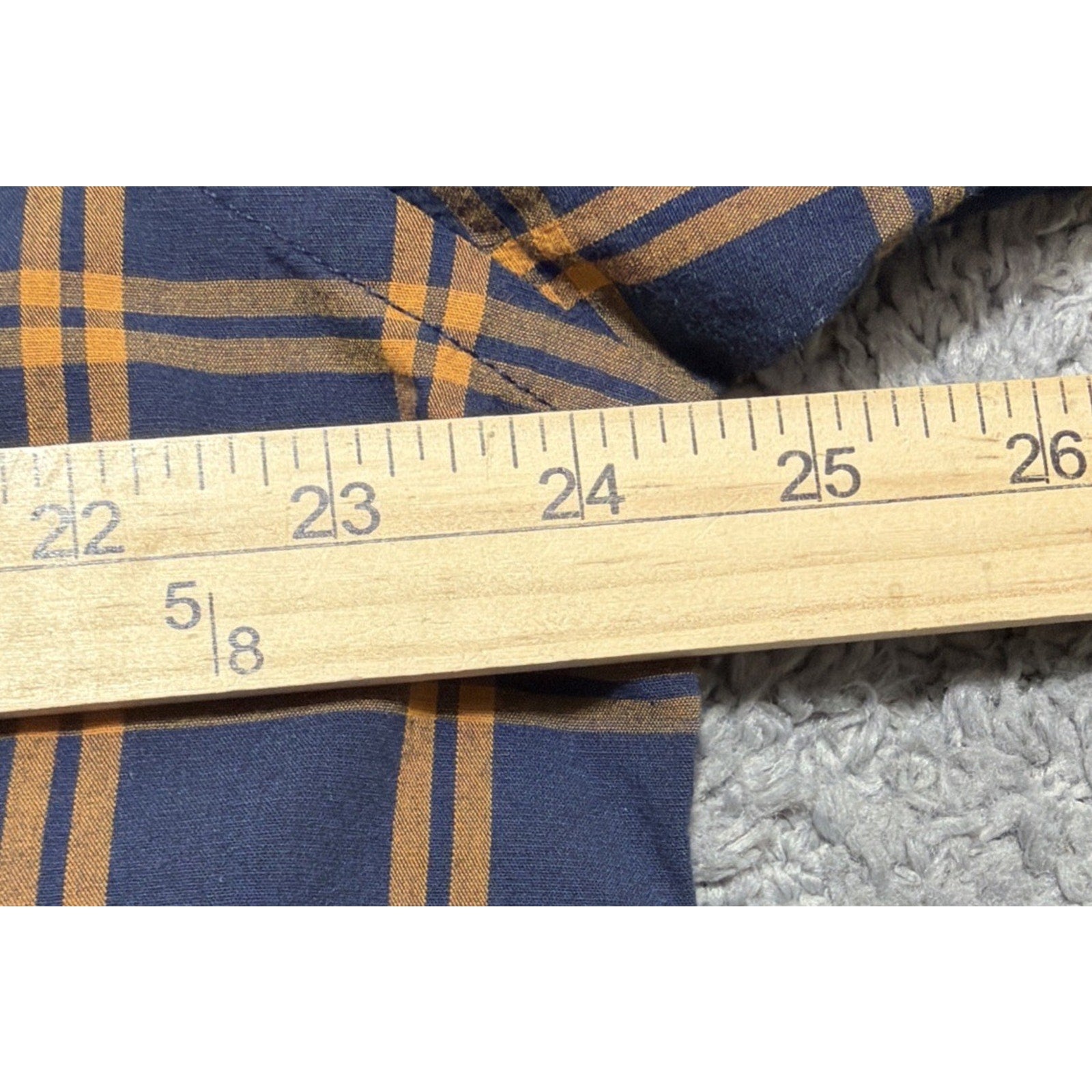 Old Navy Blue Tartan Plaid Men’s Long Sleeve Size XL Slim Fit NWT