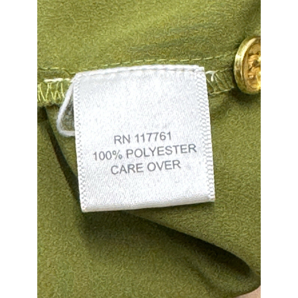Speed Limit MPH Button Down Olive Green 3/4 Sleeve Women’s Plus 1X