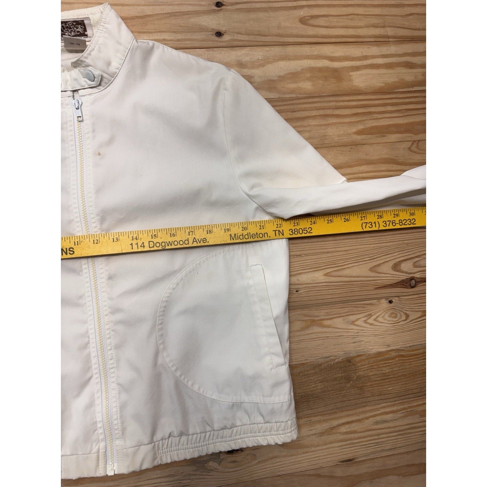 Vintage The Fashion Place Sears Roebuck and Co. Lined Jacket Size Large Cream