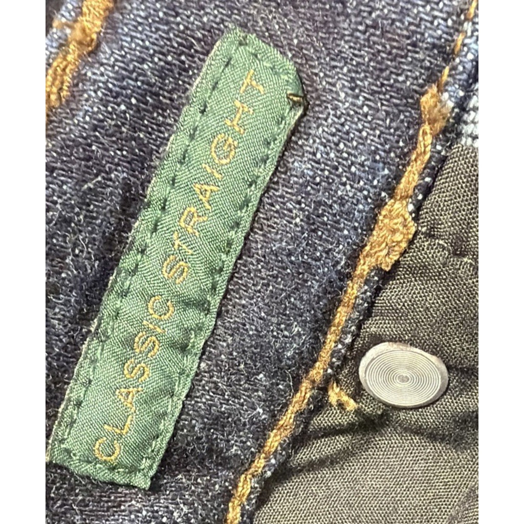 Lauren Jeans Co Ralph Lauren Women's Classic Straight Denim Blue Jeans-Size 8