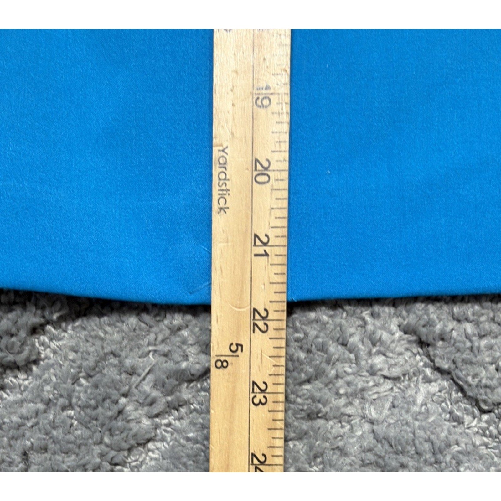 Calvin Klein Skirt Womens size 8 Petite Blue Straight Lined Stretch Career New