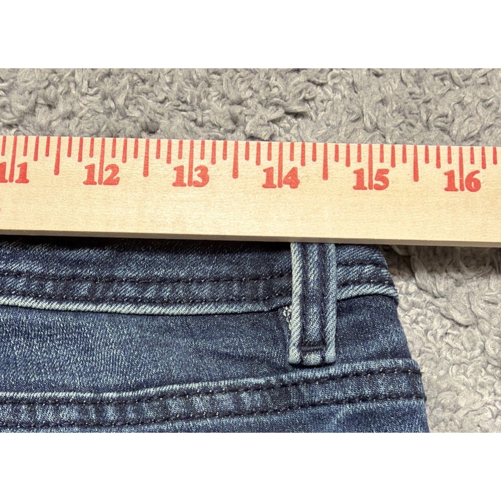 Miss Me Signature Skinny Womens Denim Blue Jeans Size 27 Dark Wash