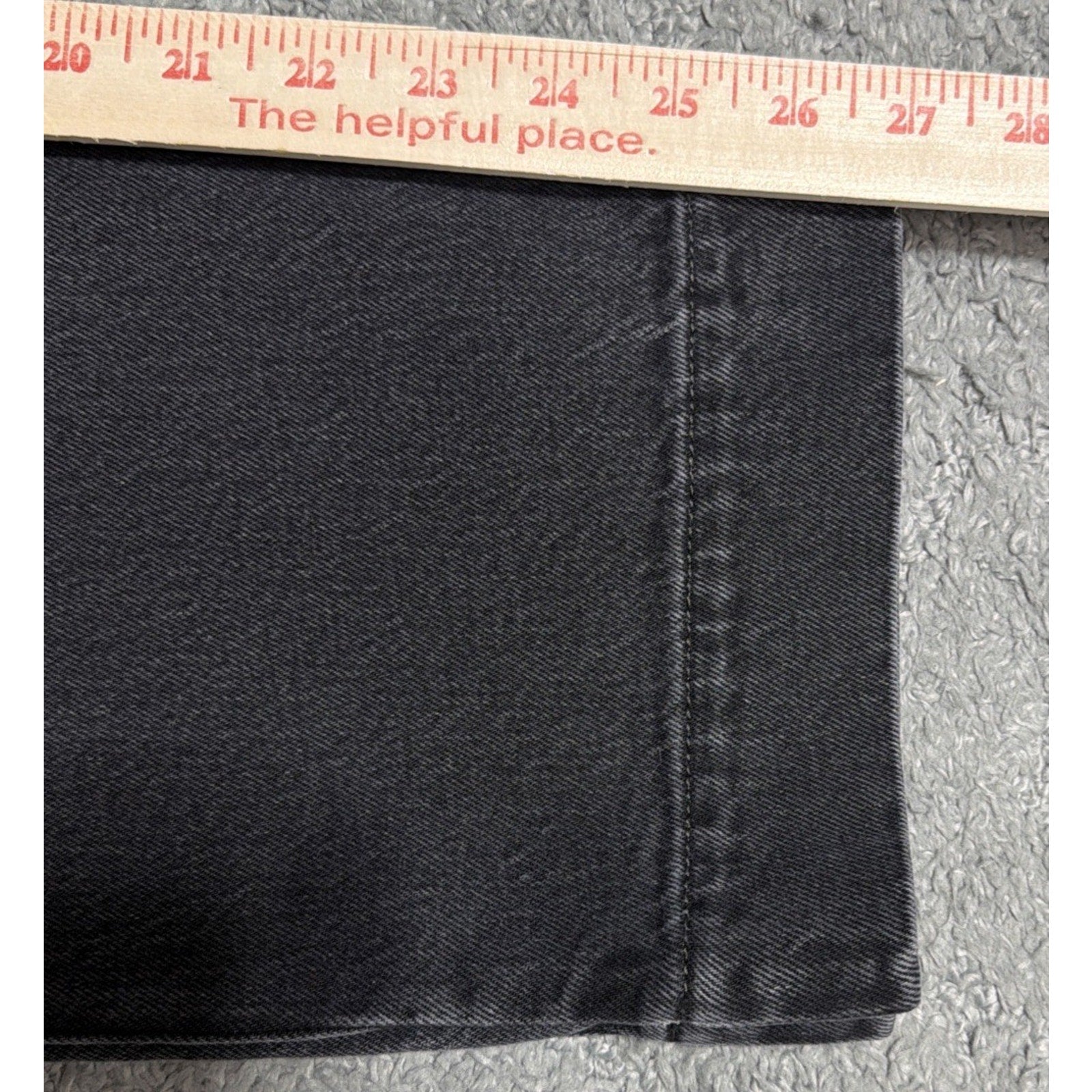 Levis Jeans Womens 26 Black Ribcage Straight Ankle Button Fly Stretch Denim NWT