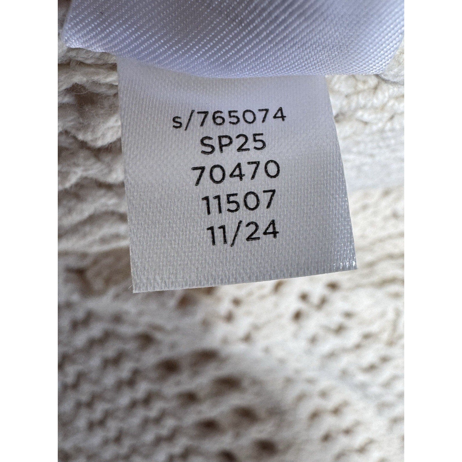 LOFT Women’s Large Cream Open Knit Sweater Bell Sleeve Boho Cotton Blend NWT