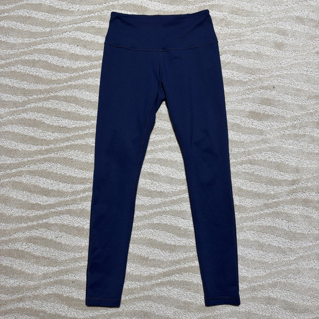 Zella Full Length Leggings Women M Blue High Rise Stretch Performance Yoga