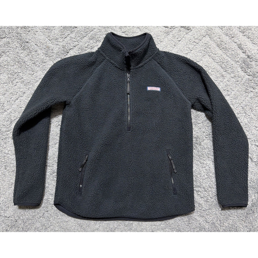 Vineyard Vines Sweater Women’s XS Pull Over 1/4 Zip Ladies Sherpa Fleece Martha