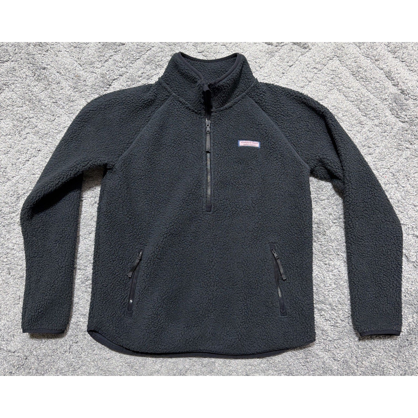 Vineyard Vines Sweater Women’s XS Pull Over 1/4 Zip Ladies Sherpa Fleece Martha