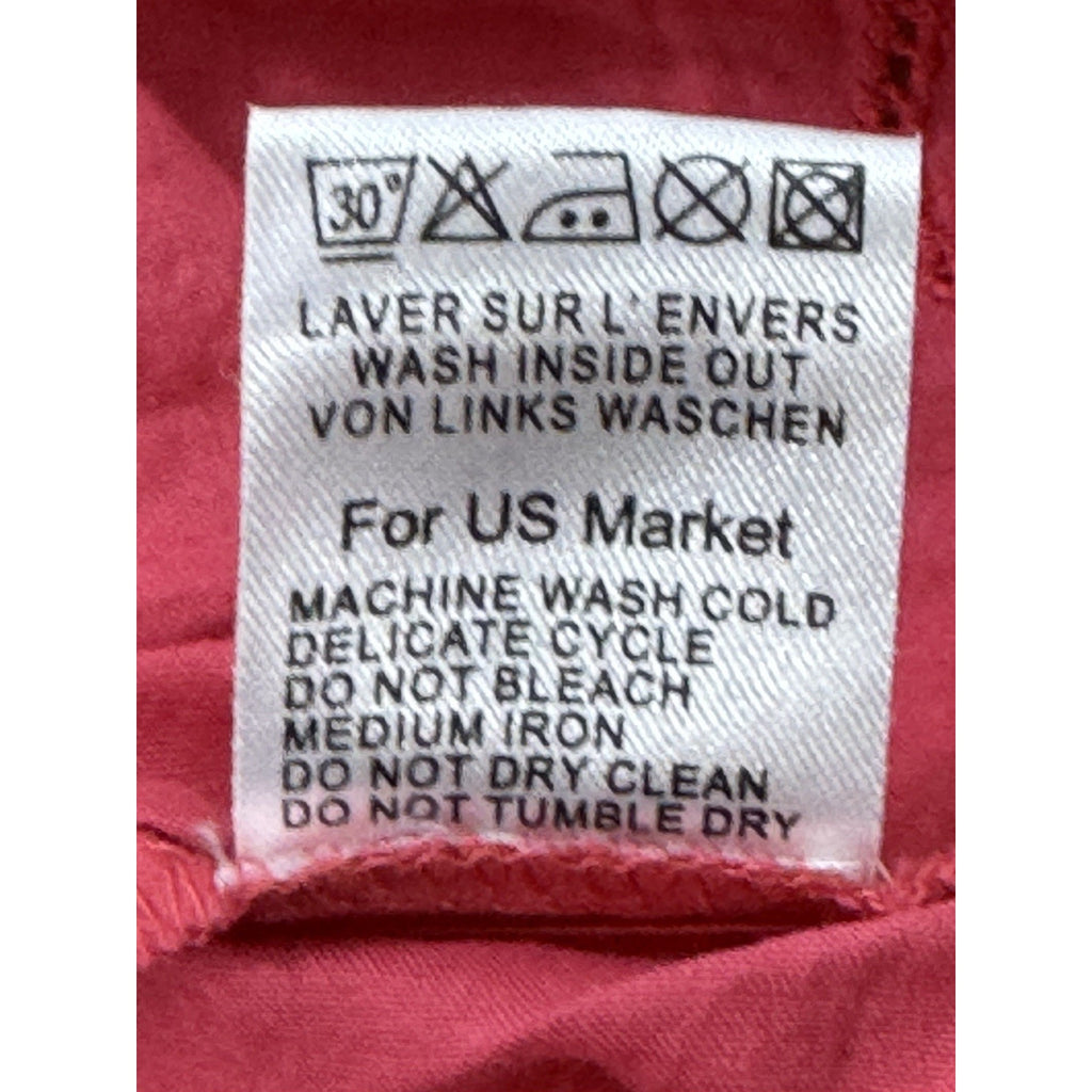 La Redoute Eyelet Pink Tank Blouse FR 46/US 14 Strappy Drawstring