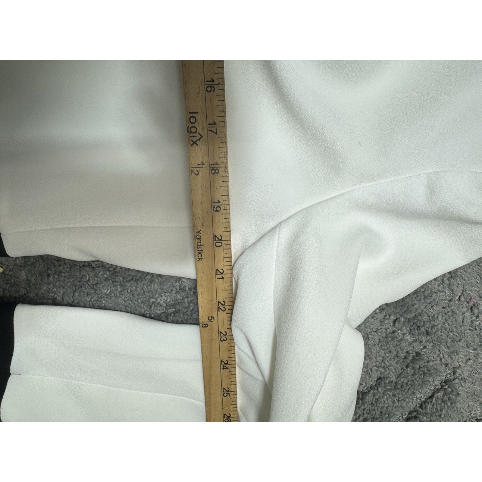 Kasper Women’s Size 18 White Black Trim 2 Pc Skirt Suit Career Office Formal New