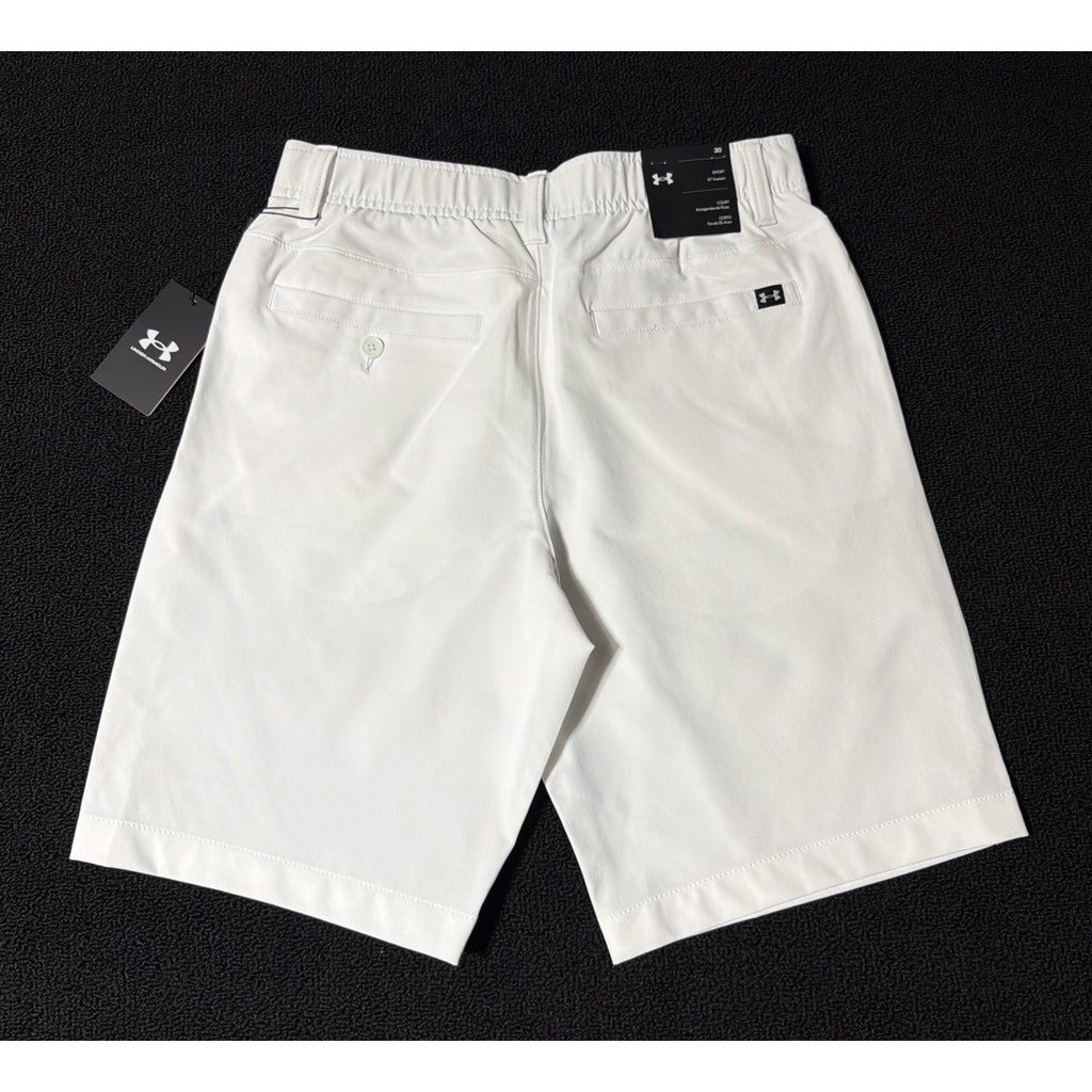 Under Armour Golf Shorts Mens 30 White UA Drive Performance 10" Inseam 1364409