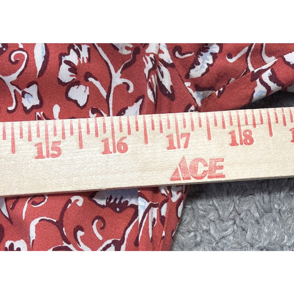 Ann Taylor Loft Petites Pink Coral Tunic Shirt Dress Floral Print Size XSP