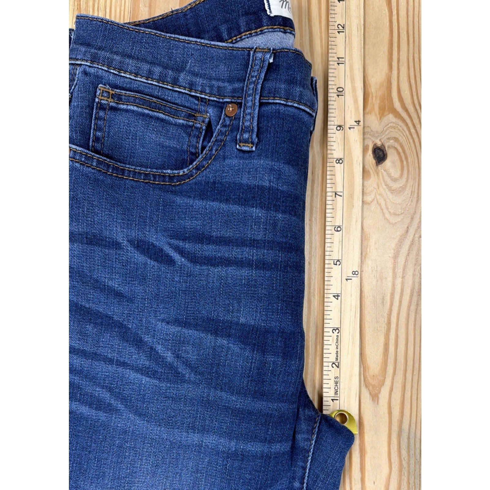 Madewell Women's 9" High Rise Skinny Jeans Blue Size 28 Denim Casual