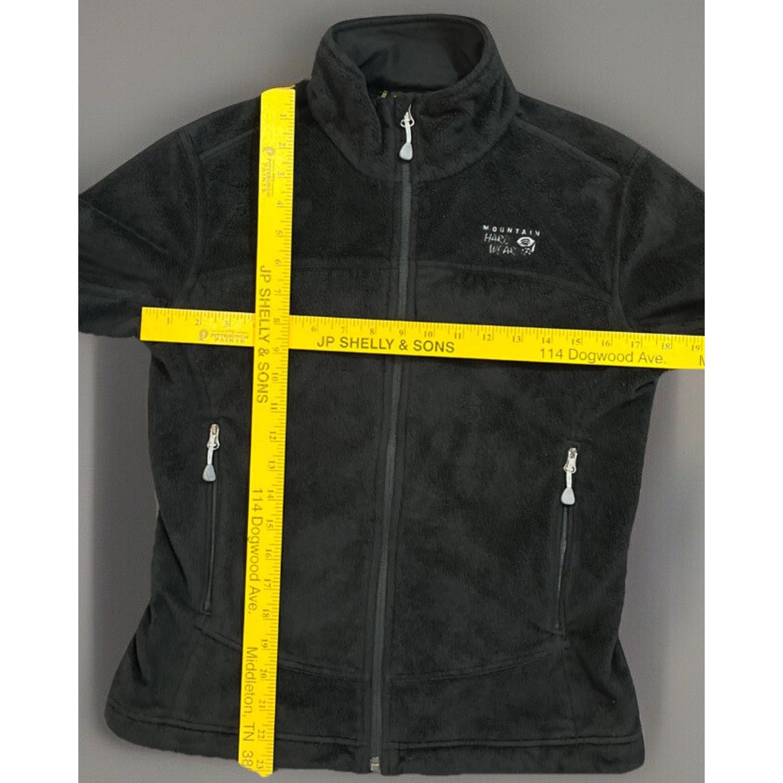 Mountain Hardwear Women's Black Full Zip Fleece Jacket Sz S