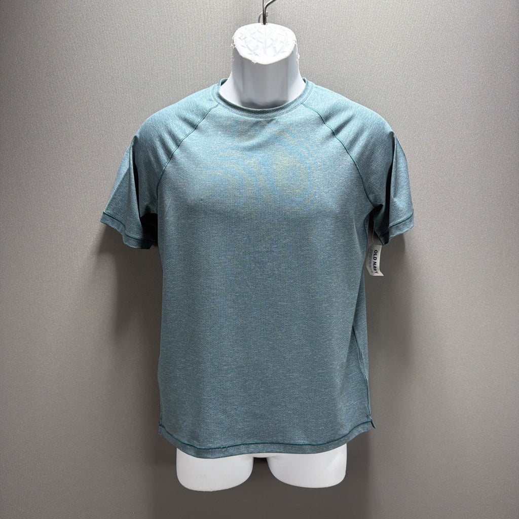 Old Navy T Shirt Teen Boy 14-16 Blue Go-Dry Cool NWT Stretch