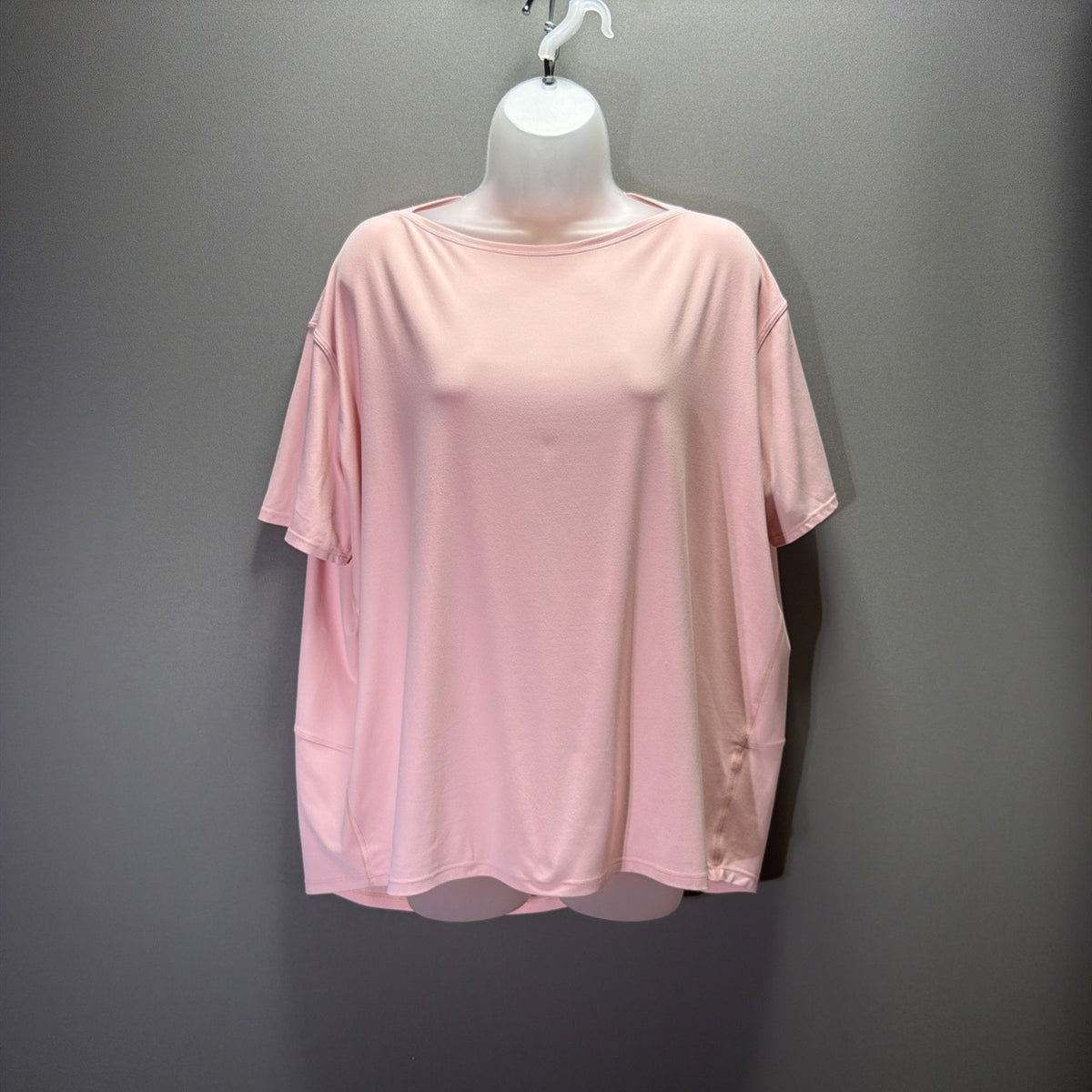 Lululemon Back In Action Short Sleeve Shirt Pink Womens Relaxed Oversized Tee