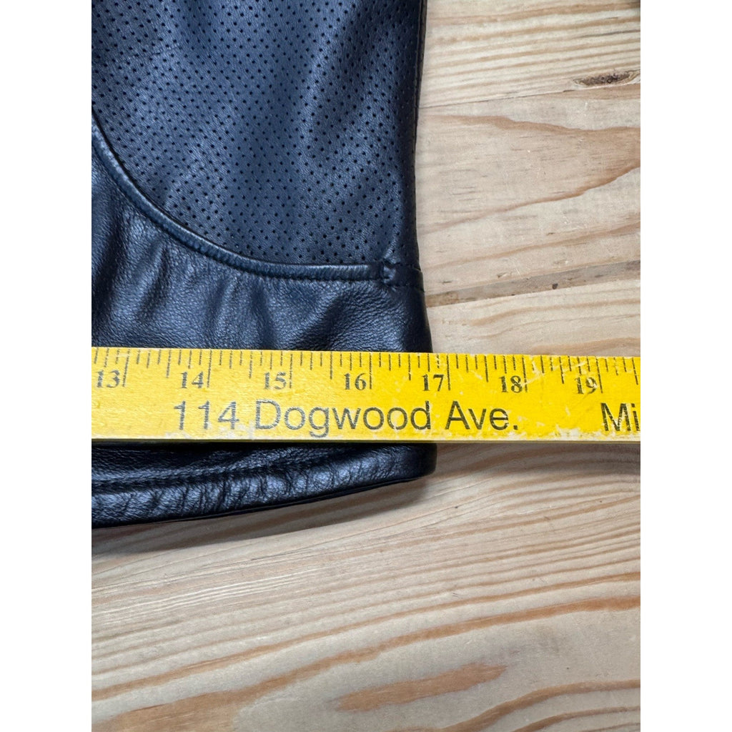 Harley Davidson Womens Leather Jacket Gold Liner Size Medium VGUC