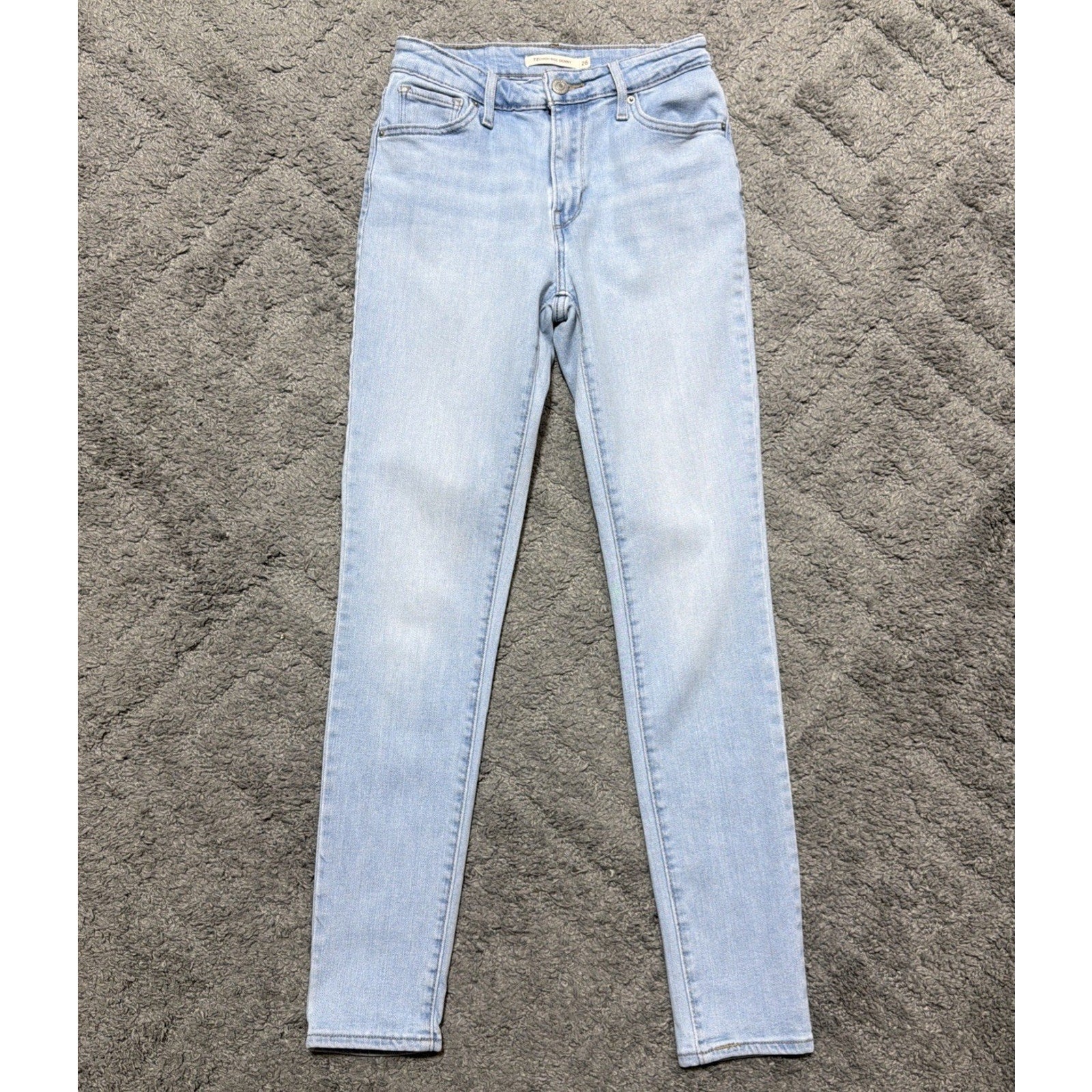 Levi's Women's 721 High Rise Skinny Denim Jeans Azure Mood Size 26