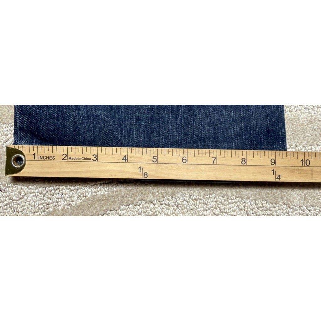 Michael Kors Y2K Studded Flap Pocket Denim Blue Jeans Bootcut Women’s 10 Stretch