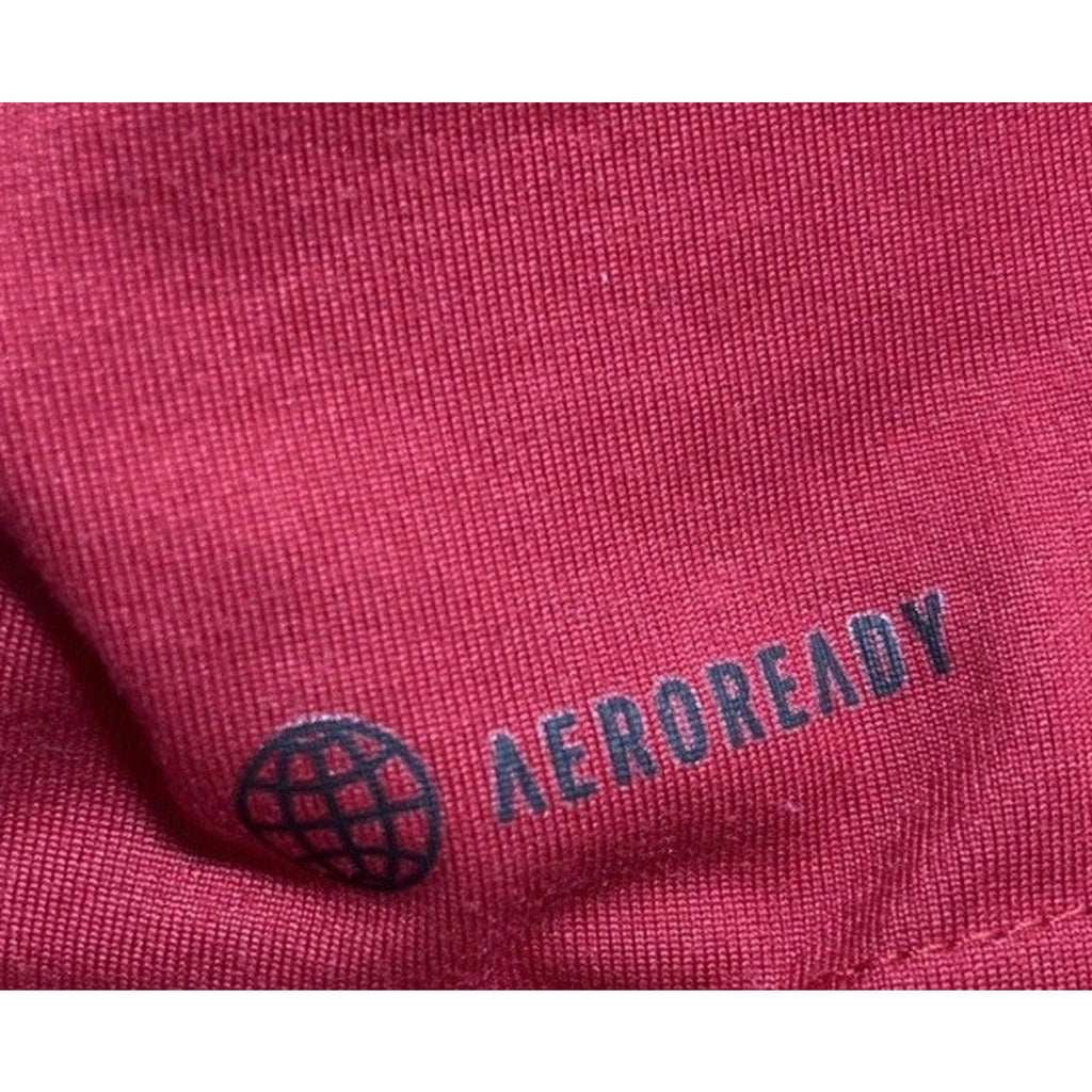 Adidas NCAA Indiana Hoosiers Basketball Team Locker Team T Shirt Red White M