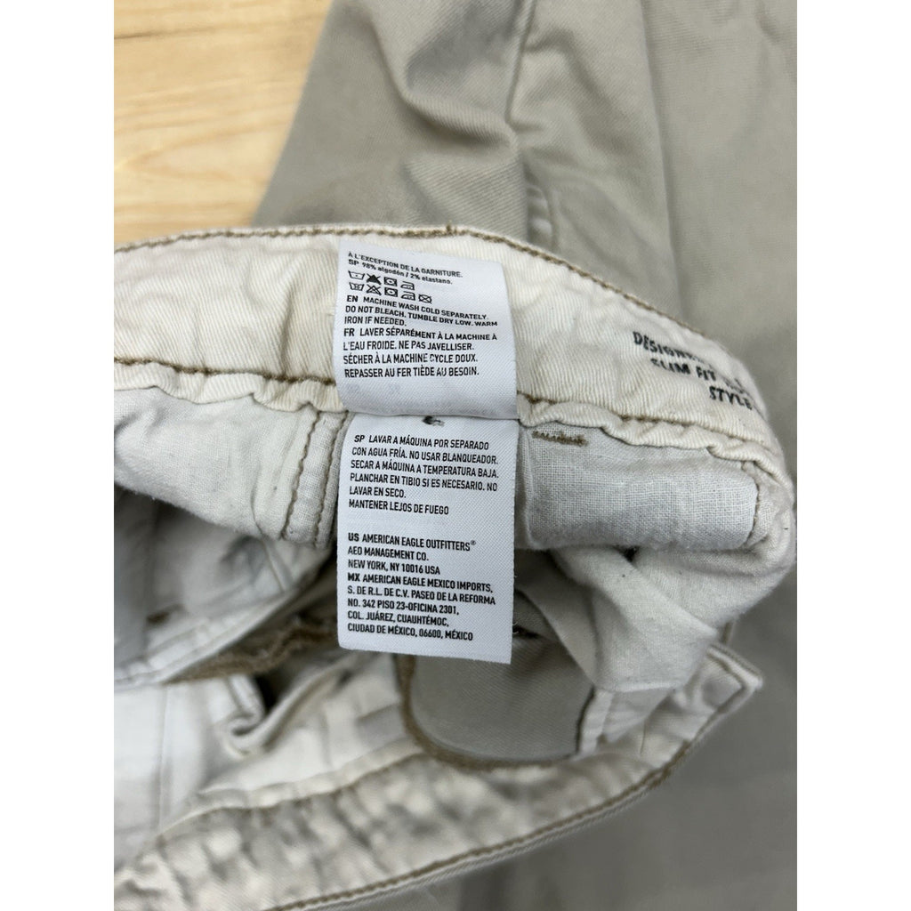American Eagle Shorts Mens 26Tan Chino Next Level Flex