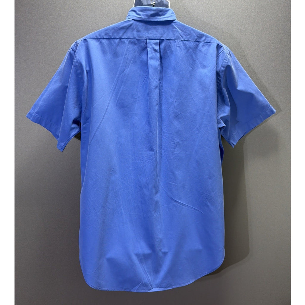 Vintage 1990s Polo Ralph Lauren Shortsleeve Button Up Men’s L Blue Hong Kong