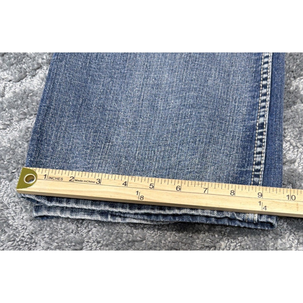Axe and Crown Jeans Mens 38x32 Mid Rise Bootcut Thick Stitch Western Denim