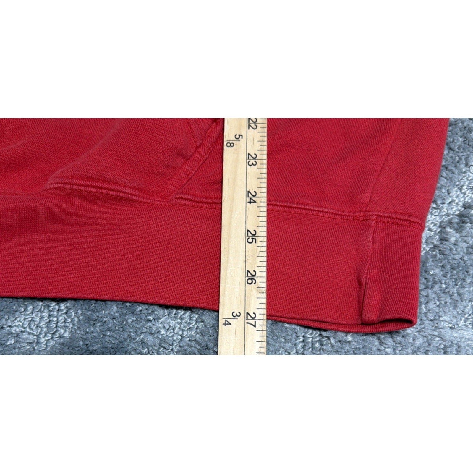 OLE MISS REBELS VINTAGE HOODED EMBROIDERED FLEECE SWEATSHIRT J. AMERICA SIZE XL