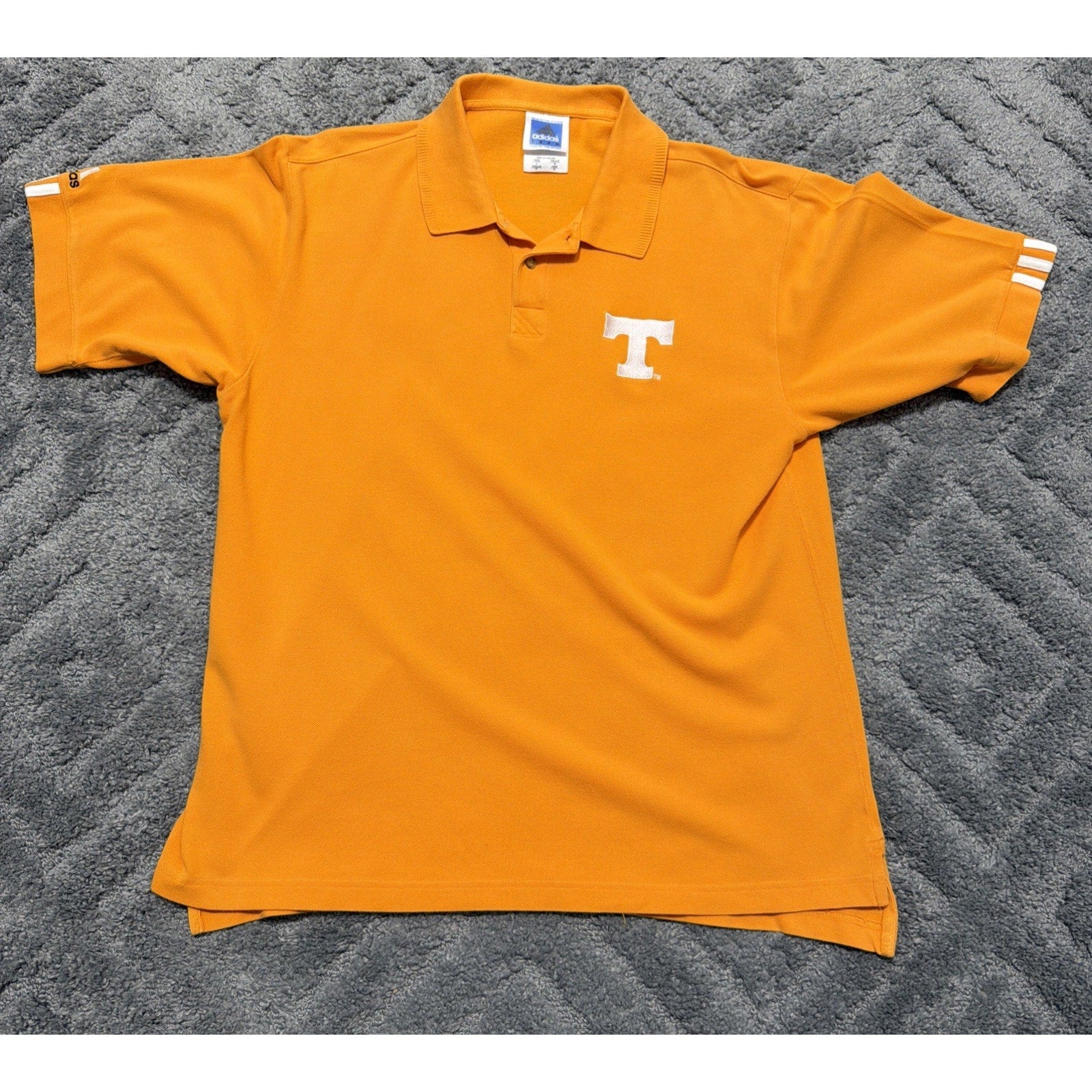 Vintage Tennessee Volunteers Adidas Team Polo Shirt Size Large
