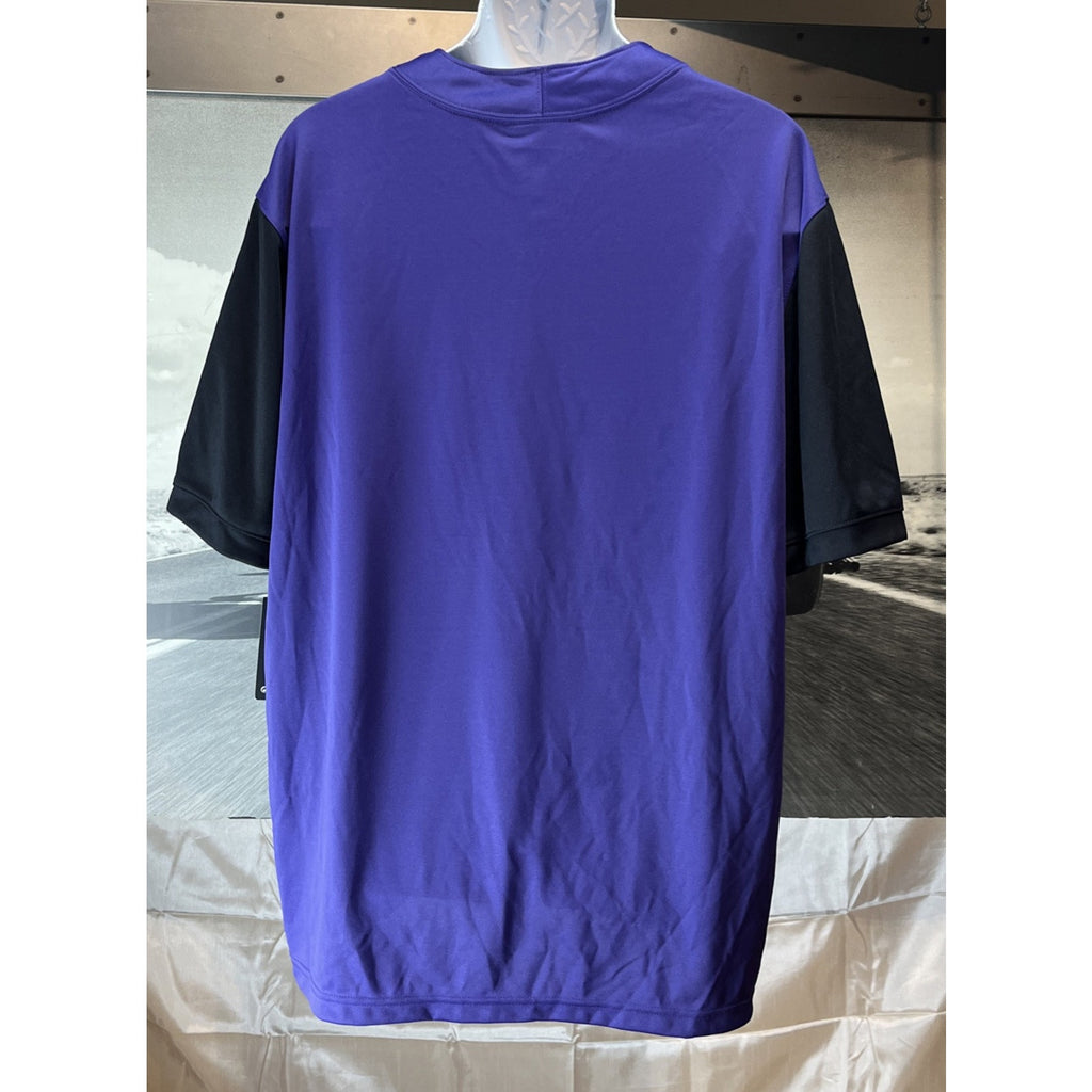 NWT WASHINGTON HUSKIES XL Purple Black NIKE Dri Fit College Football Jersey