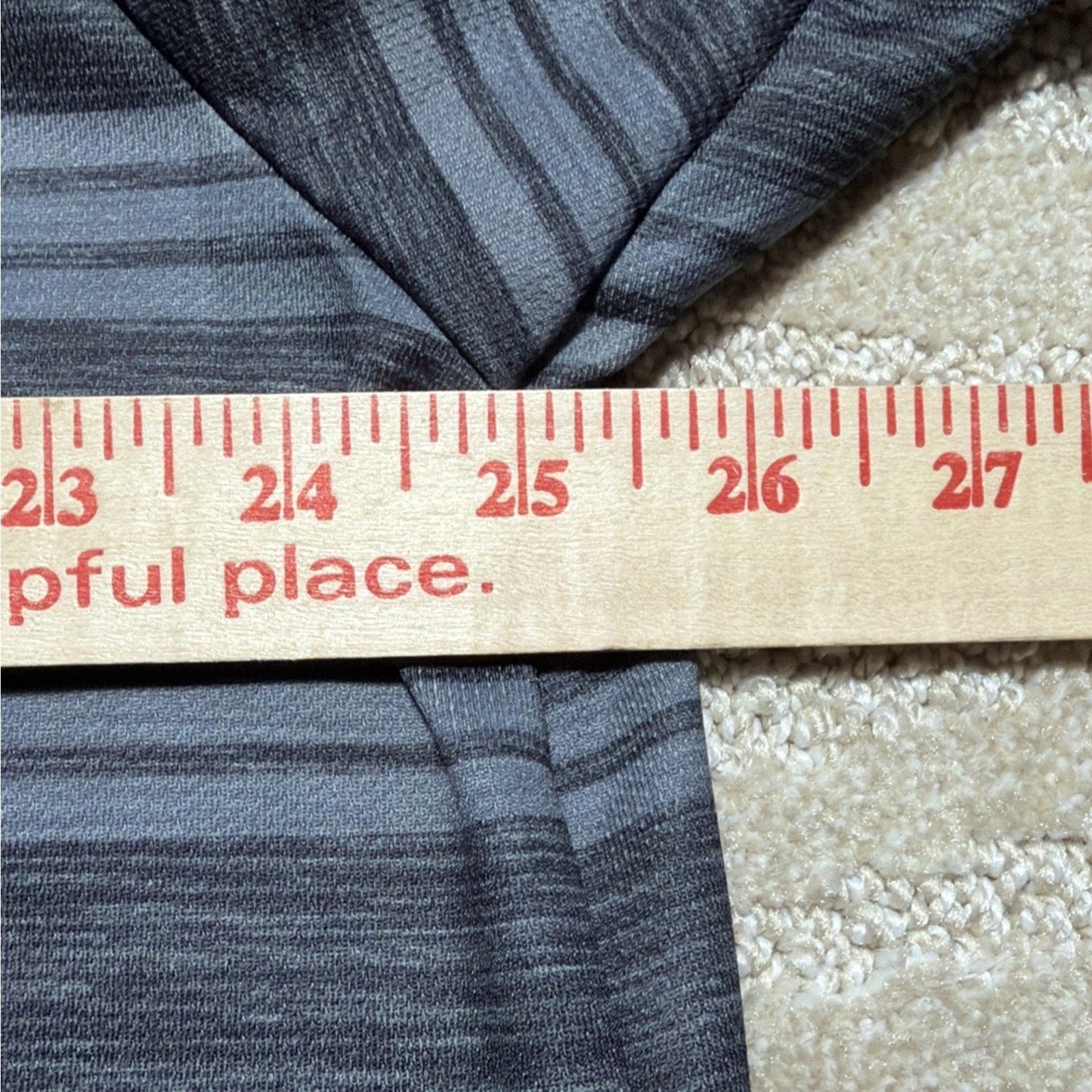 Ben Hogan Performance Golf Shirt Mens Sz XL Black Gray Striped Short Sleeves