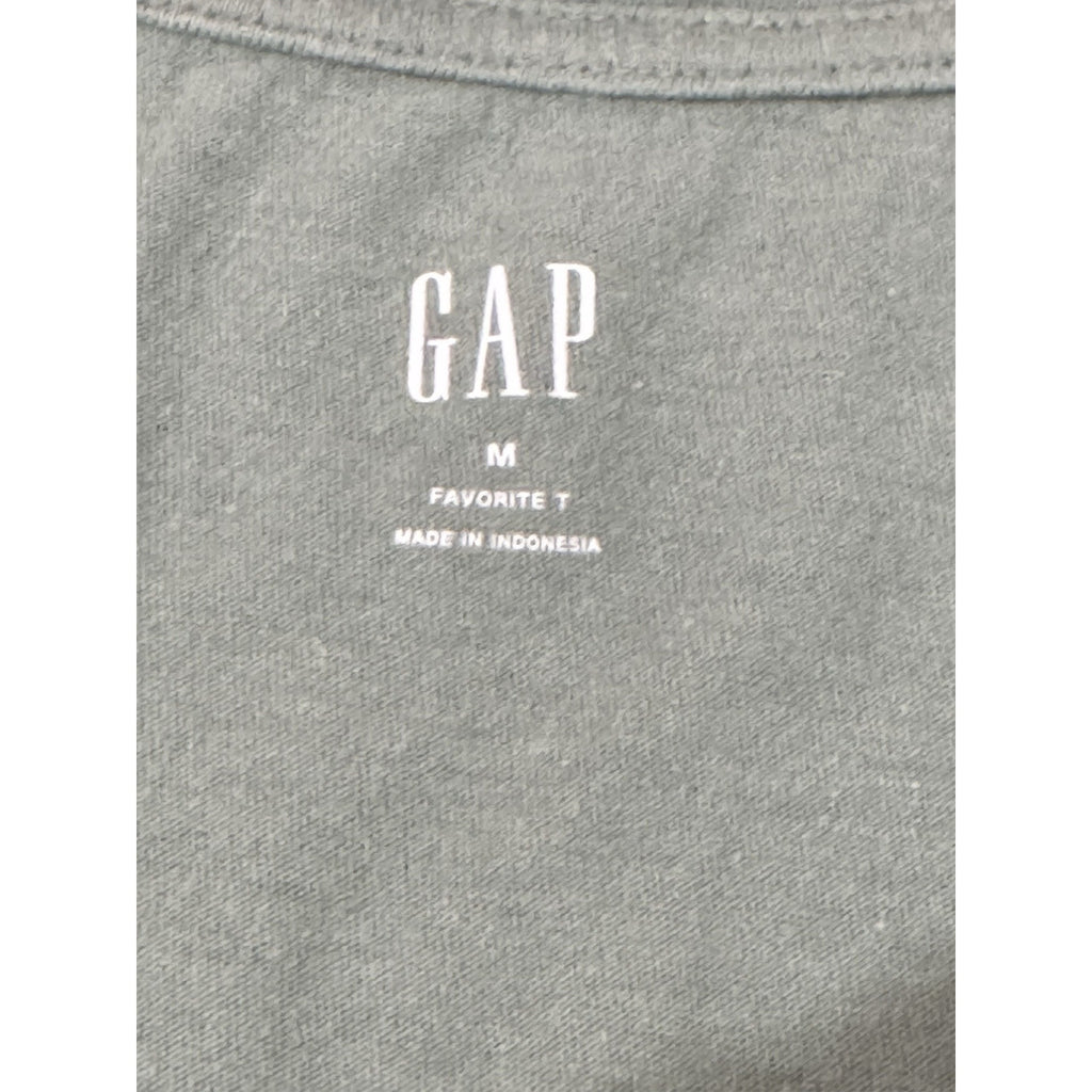 Gap T-Shirt Women’s Cactus Green Size Medium Glitter Silver Speck Design