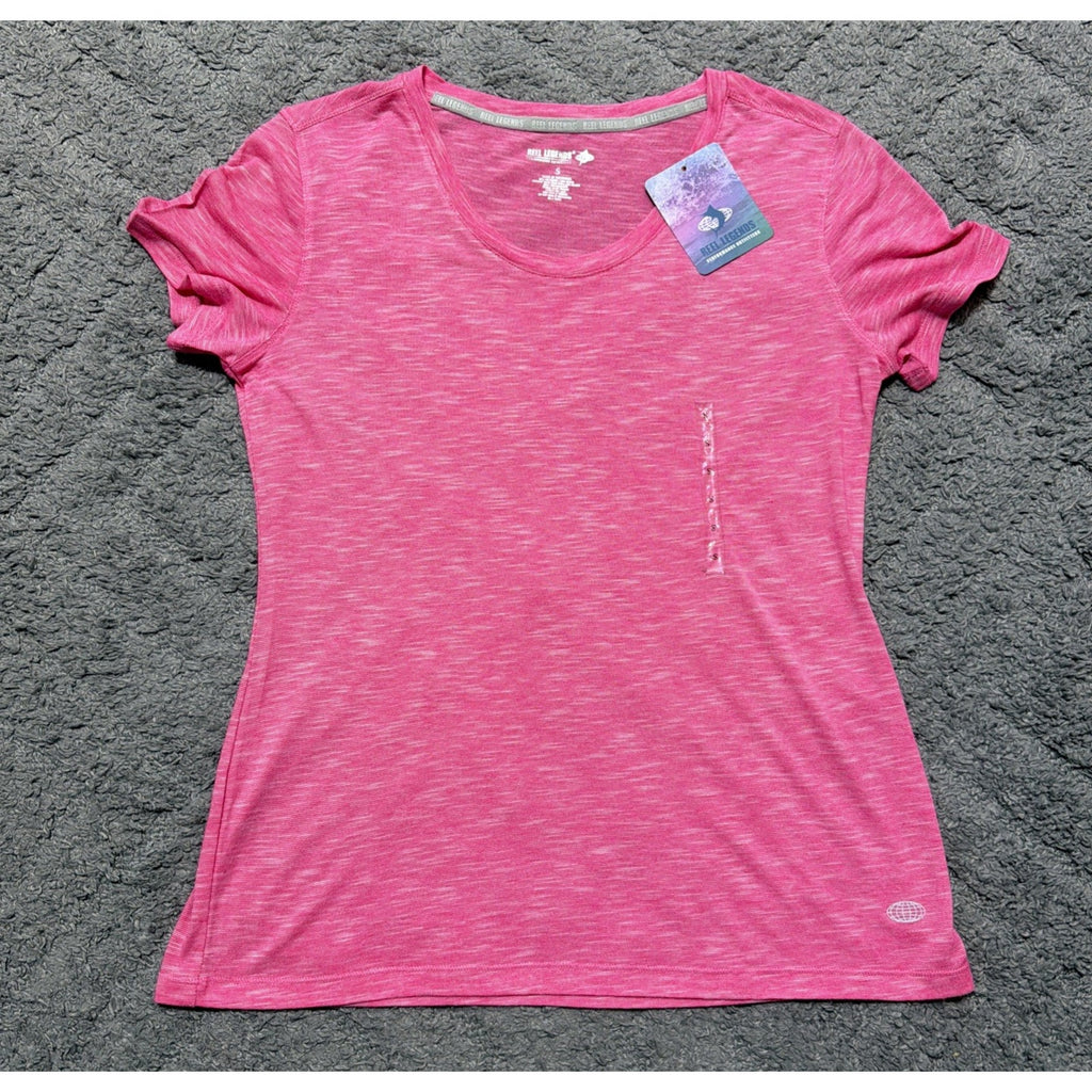 Women's Performance Top ~ REEL LEGENDS ~ Pink Glow Heather ~ Medium ~ NWT!!