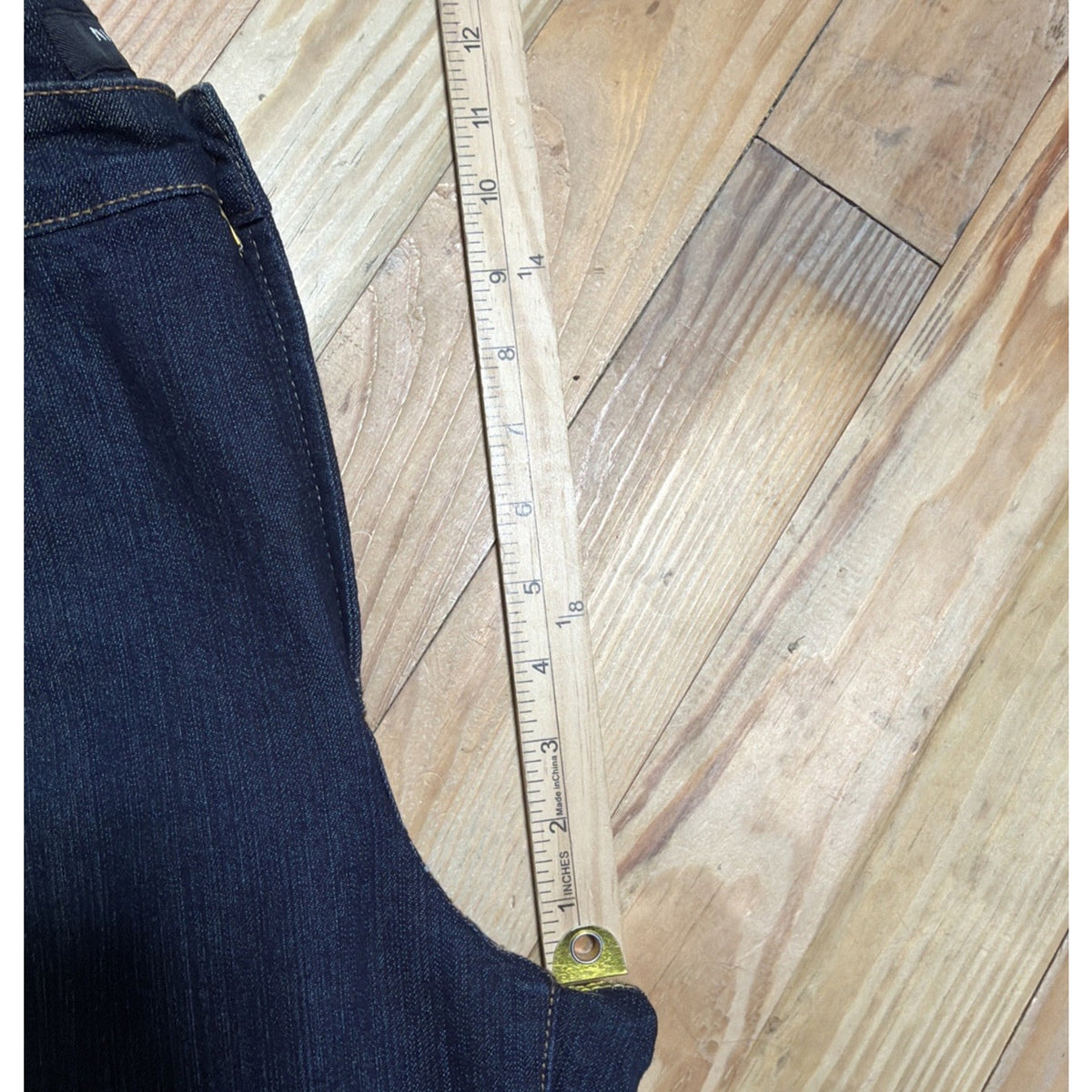 Nine West Women's Size 10/29 High Rise Court Street Straight Leg Blue Jean