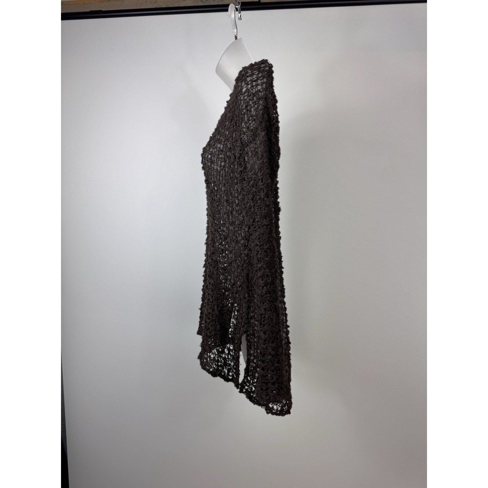 Nomadic Traders Women's Loose Knit Brown Sweater Boho Bohemian Size S/M